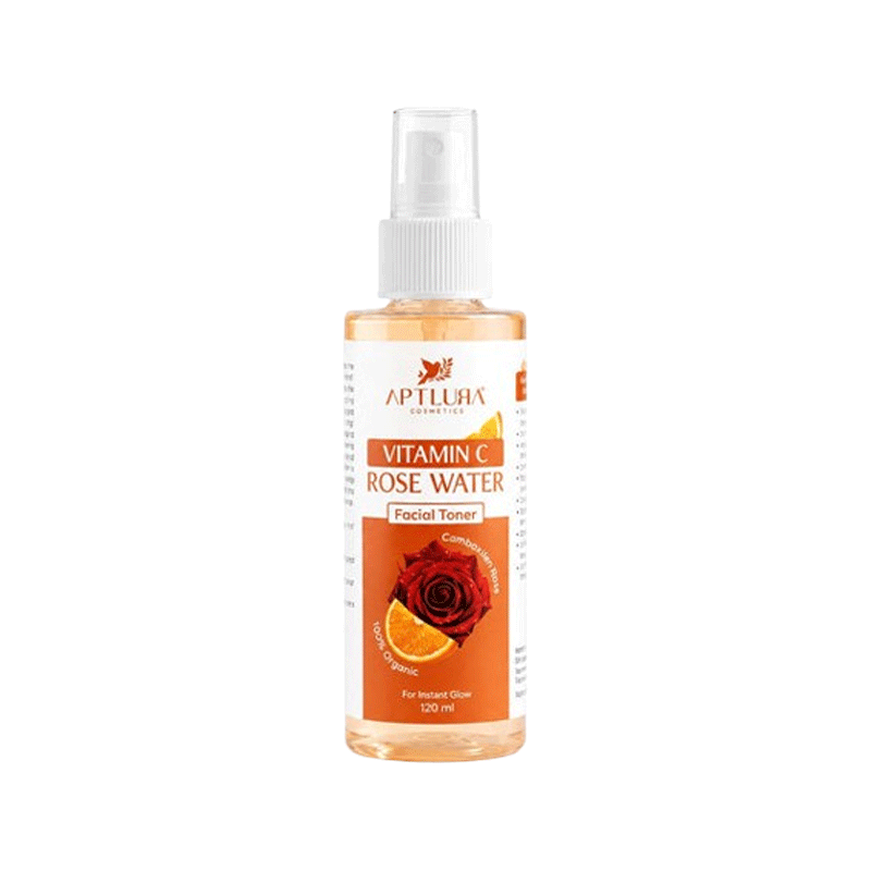 APTLURA VITAMIN C ROSE WATER FACIAL TONER MIST 120ML