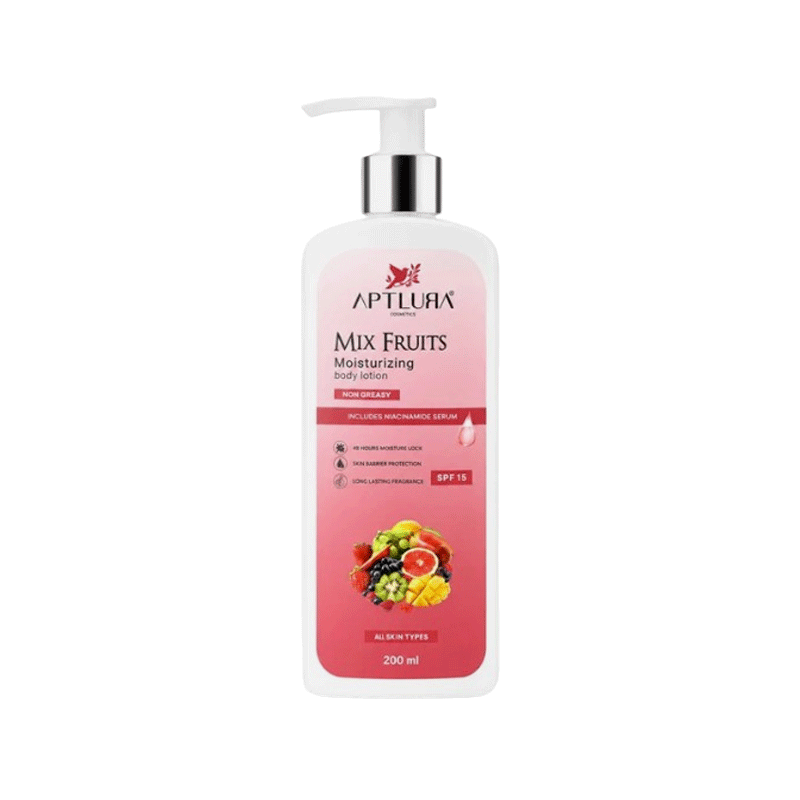 APTLURA MIX FRUITS MOISTURIZING BODY LOTION 200ML