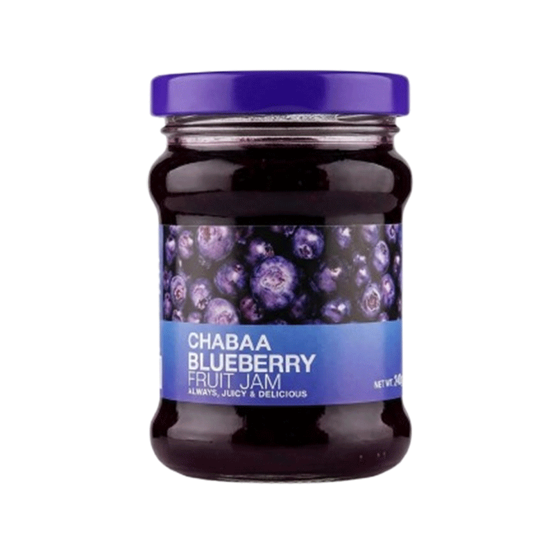 CHABAA FRUIT JAM BLUEBERRY 240GM