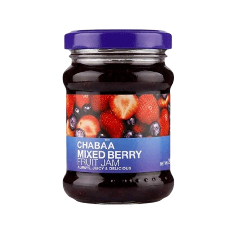 CHABAA FRUIT JAM MIXED BERRY 240GM