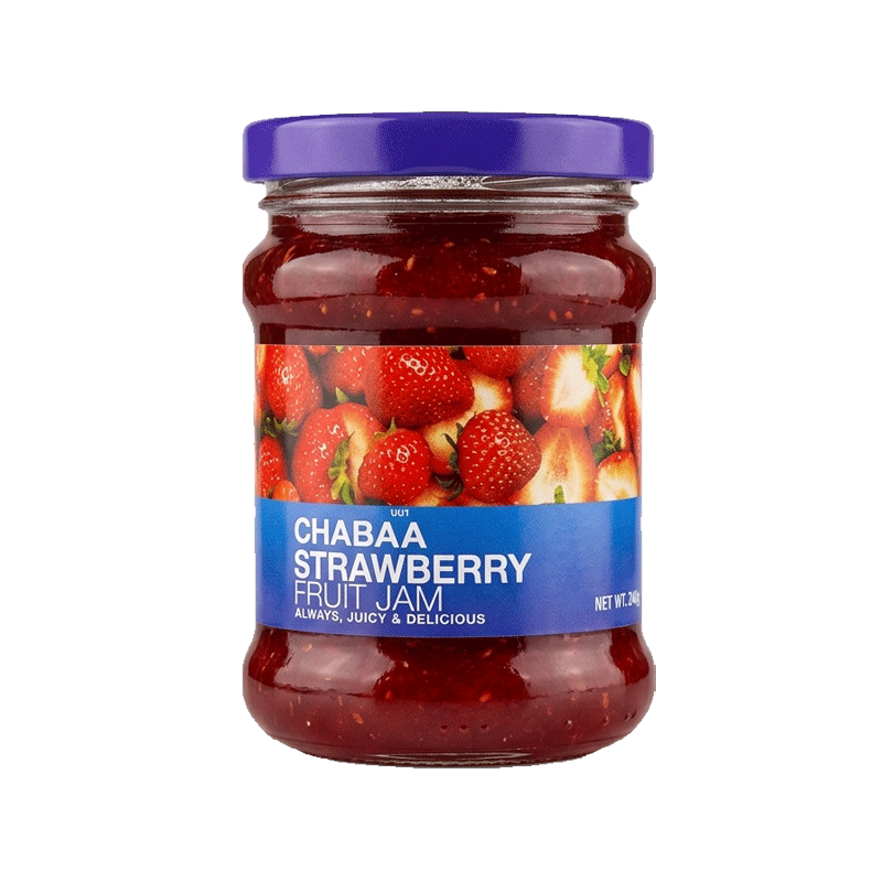 CHABAA FRUIT JAM STRAWBERRY 240GM