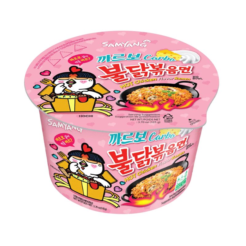 SAMYANG NOODLES HOT CHICKEN BIG BOWL 105GM