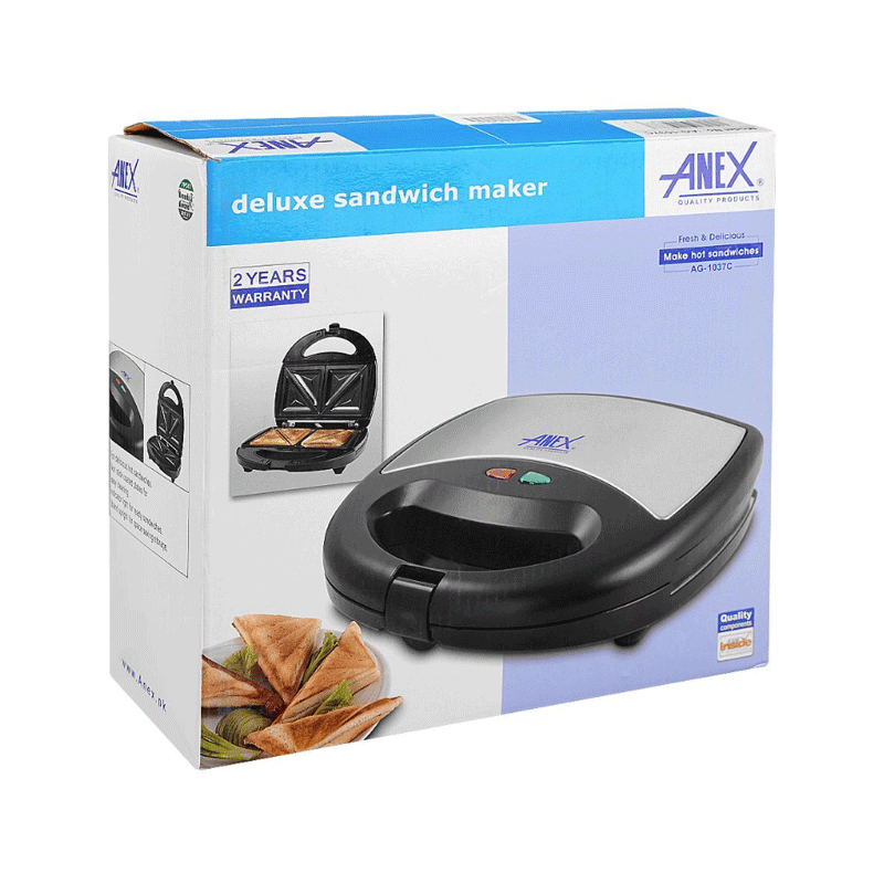 ANEX DELUXE SANDWICH MAKER AG 1037C