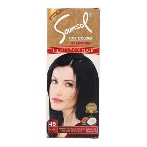 SAMSOL HAIR COLOUR BLACK 45