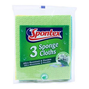 SPONTEX 3 SPONGE CLOTHS 3X