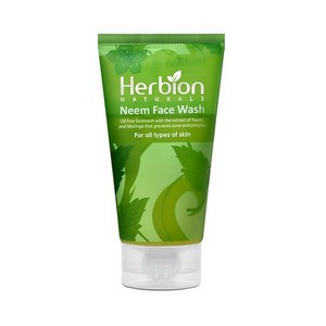 HERBION FACE WASH EXFOLIATING NEEM 100ML