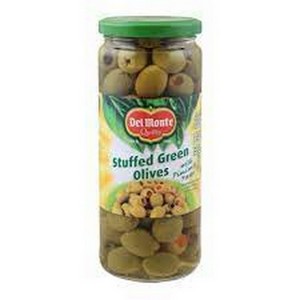 DEL MONTE STUFFED GREEN OLIVES 450G