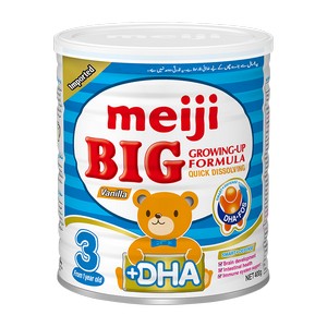 MEIJI MILK BIG +DHA VANILLA 400GM