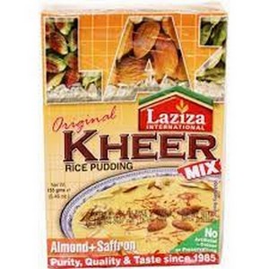 LAZIZA KHEER MIX ALMOND+SAFFRON 155G