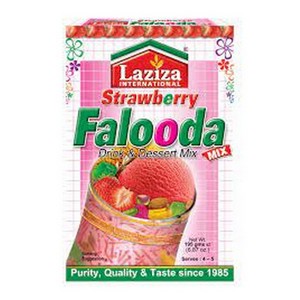 LAZIZA STRAWBERRY JELLY FALOODA 195GM