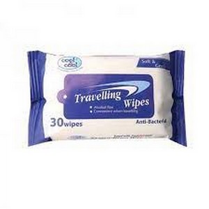 C & C TRAVELLING WIPES 30`S