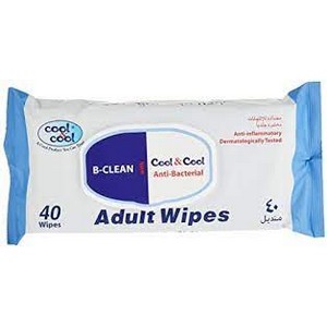 COOL&COOL ADULT WIPES 40S