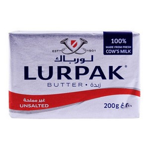 LURPAK UNSALTED BUTTER 200G