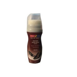 POWER PLUS INSTANT SHOE SHINE LIQUID BROWN