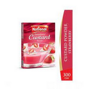 NATIONAL CUSTARD POWDER STRAWBERRY 300GM