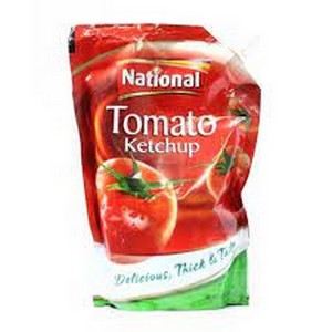 NATIONAL TOMATO KETCHUP 475GM POUCH