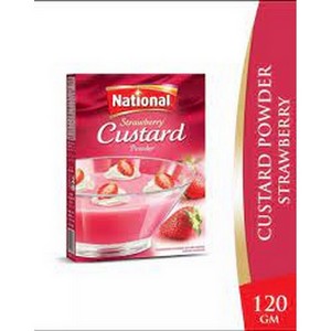 NATIONAL CUSTARD POWDER STRAWBERRY 120GM
