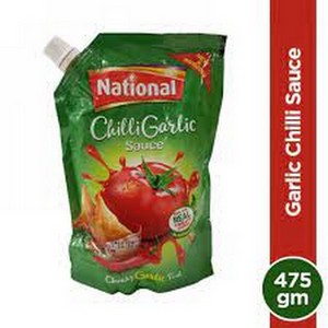 NATIONAL CHILLI GARLIC SAUCE POUCH 450GM