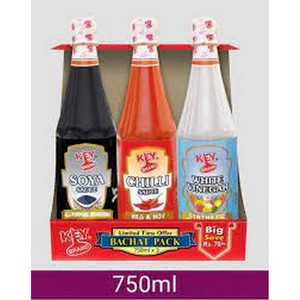 KEY SAUCE TRIO PACK 750ML