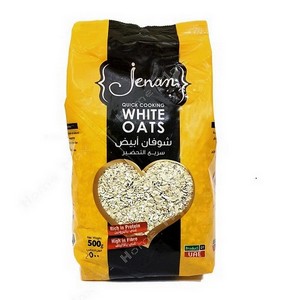 JENAN WHITE OATS POUCH 500GM