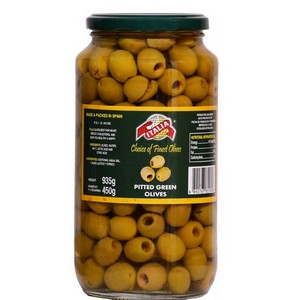 ITALIA PITTED GREEN OLIVES 935GM