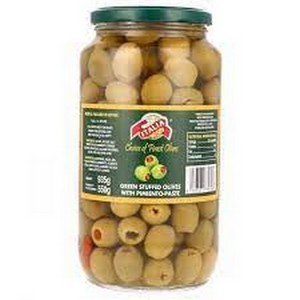 ITALIA GREEN STUFFED OLIVES 935GM