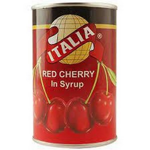 ITALIA RED CHERRY IN SYRUP 400GM