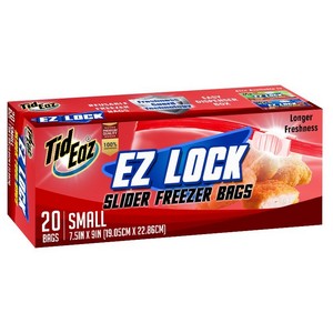 TID EAZ EZ LOCK SLIDER FREEZER BAGS SMALL 20BAGS