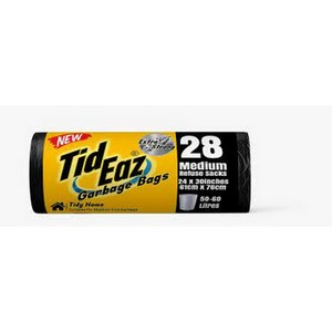 TID EAZ GARBAGE BAGS 24X30 NO.28