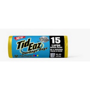 TID EAZ GARBAGE BAGS 30X36 NO.15