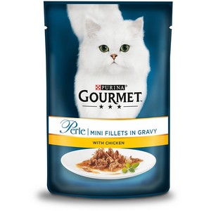 GOURMET  CAT  FOOD CHICKEN 85GM POUCH