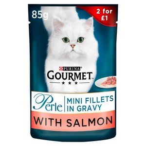 GOURMET CAT FOOD SALMON 85GM POUCH