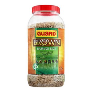 GUARD BROWN BASMATI RICE 1.5KG JAR