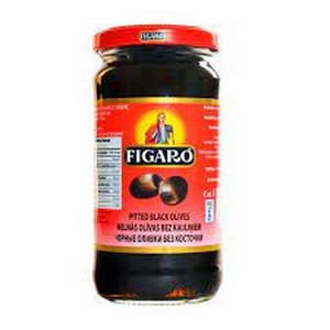 FIGARO PITTED BLACK OLIVES 240GM