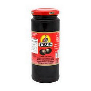 FIGARO PLAIN BLACK OLIVES 340GM