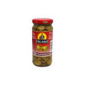FIGARO STUFFED GREEN OLIVES 240GM
