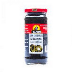FIGARO SLICED BLACK OLIVES 340GM