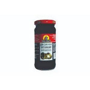 FIGARO SLICED BLACK OLIVES 240GM