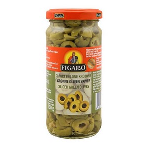 FIGARO SLICED GREEN OLIVES 240GM
