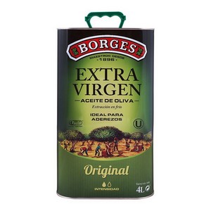 BORGES OLIVE OIL EXTRA VIRGIN 4LTR TIN
