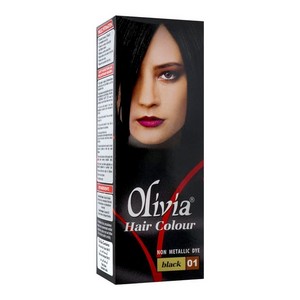 OLIVIA HAIR COLOUR BLACK 01 50ML