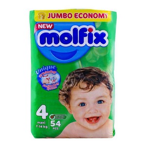 MOLFIX BABY DIAPER MAXI 54`S