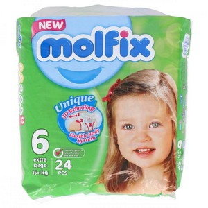 MOLFIX BABY DIAPER XL 24`S
