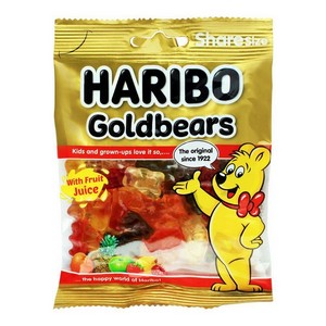 HARIBO JELLY GOLD BEARS 80GM