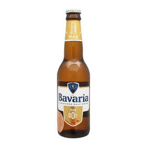 BAVARIA MALT DRINK PEACH 330ML BTL