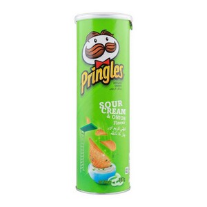 PRINGLES POTATO CHIPS SOUR CREAM&ONION 165GM