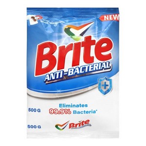 BRITE DETURGENT POWDER ANTI-BACTERIAL 500G