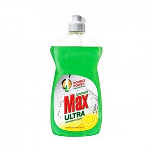 LEMON MAX DISHWASH LIQUID ULTRA GREEN 500ML
