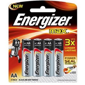 ENERGIZER MAX AA 4 PACK