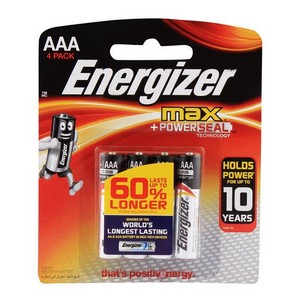 ENERGIZER MAX AAA 4 PACK